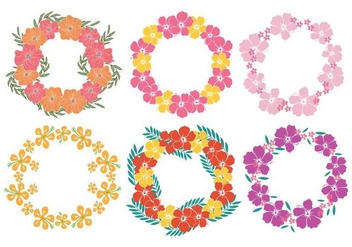Hawaiian Lei Vectors - бесплатный vector #339441